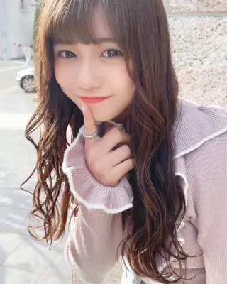 セミロング 韓国風ヘア✻透明感 カラー✻yukaのヘアスタイル