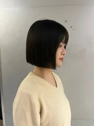 ショート 韓国ボブ/ハッシュ カットKIRAのヘアスタイル