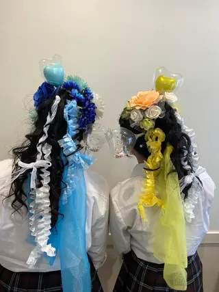 ロング ヘアアレンジ 🌼透け感カラー 🌼Rinaのヘアスタイル