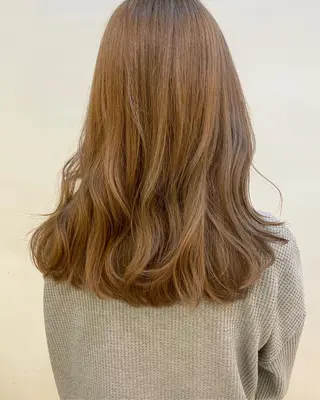 セミロング カラー ボブ/ミディアム RIONAのヘアスタイル
