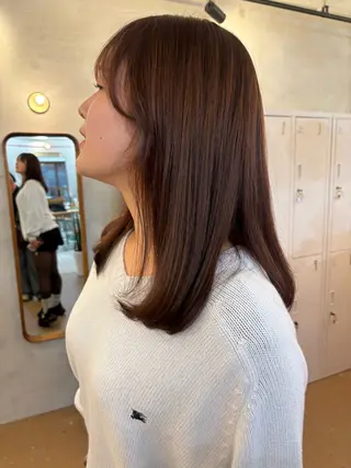 カラー ブリーチなしカラー/ パーマ/おとは🦖♡のヘアスタイル