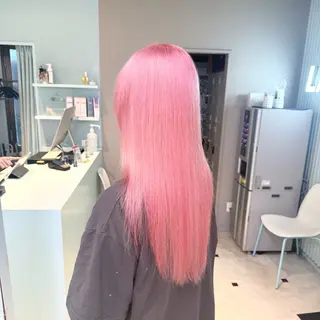 ロング カラー ハイトーン/韓国 レイヤー/るか🎀のヘアスタイル