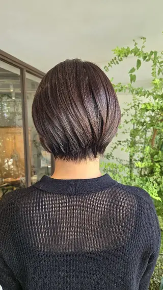 ショート カラー 韓国好き🇰🇷 美容師MIKUのヘアスタイル