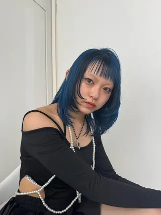 ミディアム 詩音 ／札幌美容師のヘアスタイル