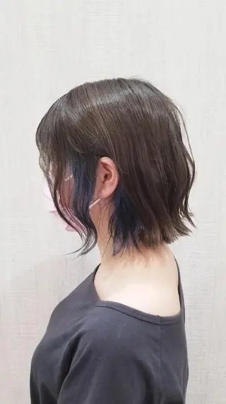 ショート カラー 髪質改善/レイヤー/ 顔周りカット/代表西のヘアスタイル
