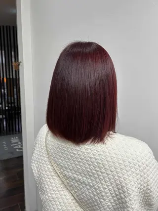 カラー ルプラボウ ふくい きなりのヘアスタイル