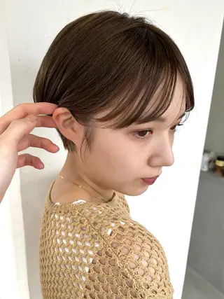 ショート カラー 🌿似合わせ透明感 カラー松本朋幸🌿のヘアスタイル