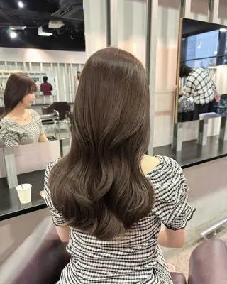 ミディアム カラー パーマ ヘアアレンジ 🌸グレージュ/ ベージュ🌸yutaのヘアスタイル