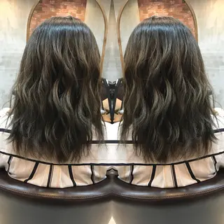 ミディアム カラー 重政 和樹のヘアスタイル