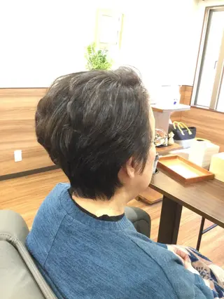 ショート カラー Annon プライベートサロンのヘアスタイル