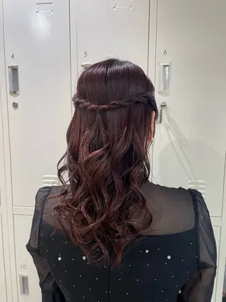 ヘアアレンジ 縮毛矯正/アレンジ FACE。ゆのんのヘアスタイル