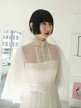 ショート カラー ヘアアレンジ maki @pullnocのヘアスタイル