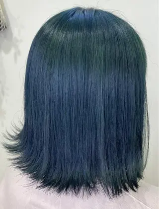 セミロング カラー ヘアアレンジ TSUNA 🌙 Lim 五反田のマツエク・マツパデザイン