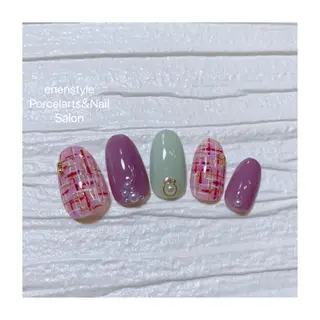 ミディアム ネイル 👑enen style👑のネイルデザイン