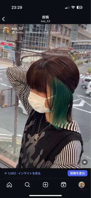 ミディアム カラー 小芝涼介/レイヤー /メンズパーマ✂️のヘアスタイル