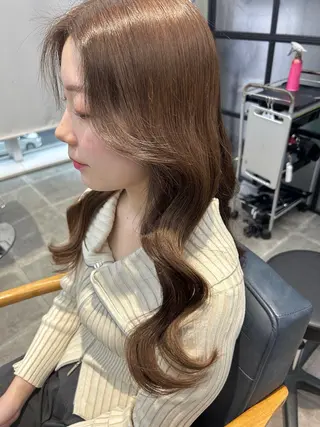 ロング カラー newi梅田🫧韓国 ヘア🫧sakiのヘアスタイル