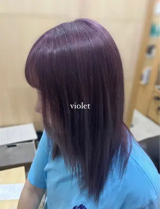 ミディアム miloc naha ナナカのヘアスタイル