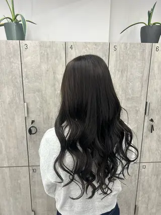 ロング カラー 海外風カラー enaのヘアスタイル