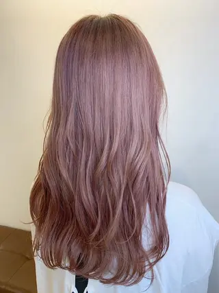 セミロング カラー ◎ブリーチ・レイヤー 特化TOSHIKI◎のヘアスタイル