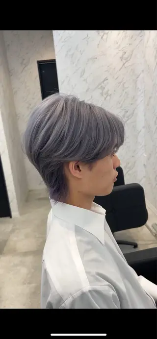ミディアム 韓国パーマ 美容師 和田爽良のヘアスタイル