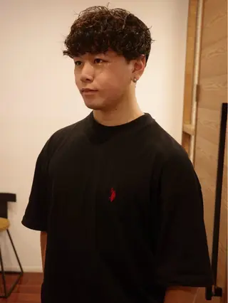 パーマ 杉原 駿亮のヘアスタイル