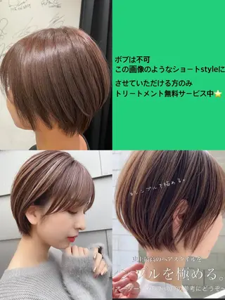 ショート L'wis　比佐野 大地のヘアスタイル