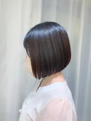 ショート カラー 🖤小顔ボブ/ウルフ レイヤー🖤山本諒のヘアスタイル