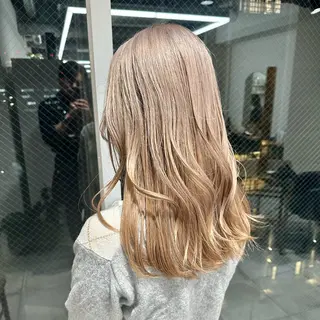 セミロング カラー ブリーチなし/レイヤ ー特化🌈Tommyのヘアスタイル