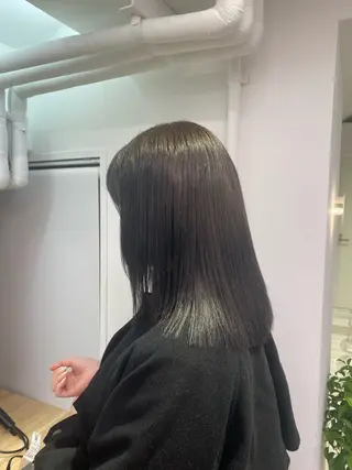 ミディアム カラー Lomalia／ yuzuki🤎ᐩᕀのヘアスタイル