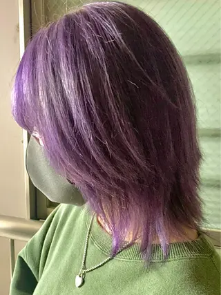 ミディアム カラー ambellir 山本伽椰のヘアスタイル