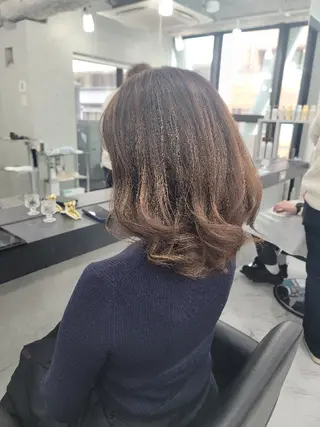 セミロング ヘアアレンジ カラー ❇️安達 優心❇️ レイヤー/艶髪特化のヘアスタイル