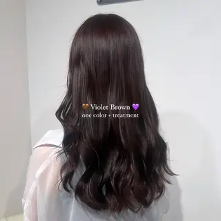ロング カラー ヘアアレンジ 🩰‎暖色特化 / 𝐒𝐚𝐤𝐢🤎のヘアスタイル