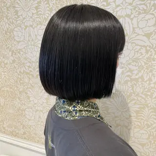 ミディアム 髪質改善カラー💎 オオネヨシナリのヘアスタイル