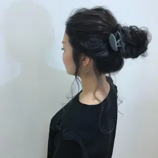 ロング カラー ヘアアレンジ 畑中康志 美髪矯正/ハイトーンのヘアスタイル