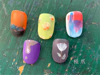 ネイル 種爪 たねつめのネイルデザイン