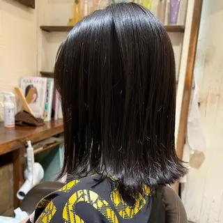 ミディアム chakura めいのヘアスタイル
