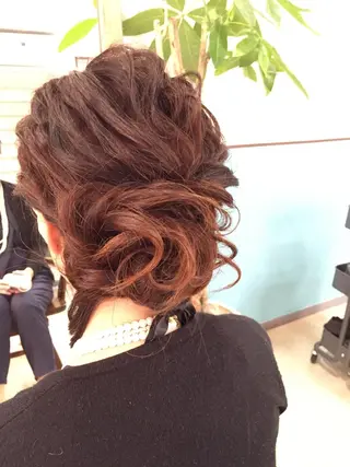 ショート ミディアム セミロング ロング ヘアアレンジ 早朝✨ヘアセット 着付け/清水玲歌のヘアスタイル