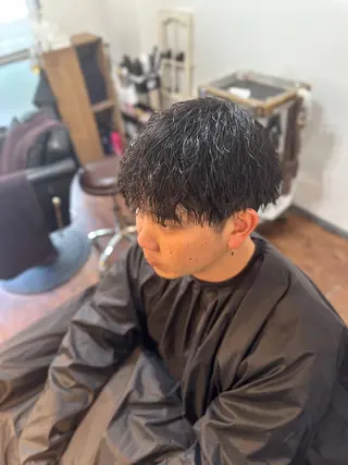 ミディアム パーマ メンズ Luzir⭐︎ GEN⭐︎のヘアスタイル