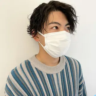 ショート カラー パーマ メンズ 🔥メンズカラー🔥 セヤシュウヘイのヘアスタイル