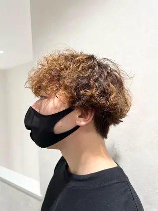 パーマ メンズ 瀬野凌介/メンズ カット/パーマのヘアスタイル