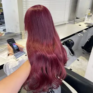 ロング カラー girly❤︎暖色ヘ ア➰🎀HINANOのヘアスタイル
