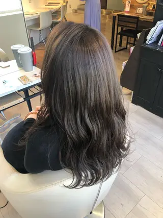 セミロング カラー ヘアアレンジ 金子 富士のヘアスタイル