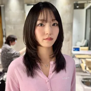 ミディアム カラー ☀️海外レイヤー 🇺🇸/ヒナコのヘアスタイル