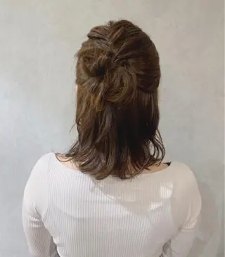 セミロング カラー ヘアアレンジ 似合わせカット/ 艶カラー/いらみなのヘアスタイル