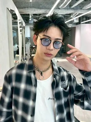 ショート 横浜/メンズ特化/ Farbe/田中颯斗のヘアスタイル