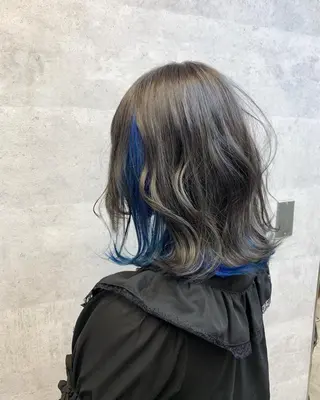 ミディアム カラー 今野 美栄のヘアスタイル