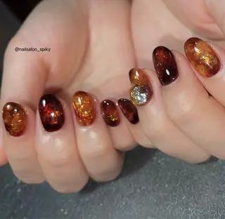 ネイル Spiky とうげ ふうかのネイルデザイン