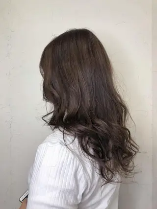 ロング カラー ヘアアレンジ 久力琴音''透明感 カラー''アレンジのヘアスタイル