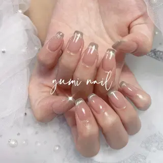 ネイル 𝐲𝐮𝐦𝐢🎀 長さ出しデザイン専門のネイルデザイン