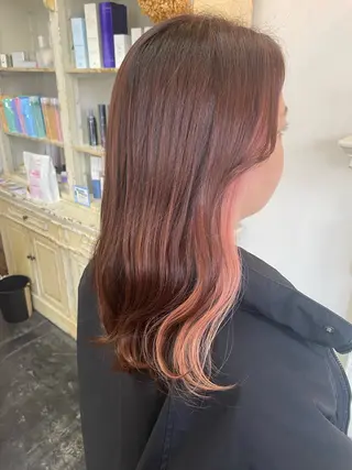 ロング カラー SET-UP りこ🧸のヘアスタイル